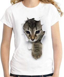 3d cat shirt