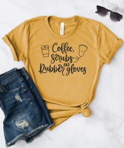 mustard color tshirt