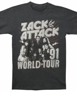 zack attack world tour t shirt