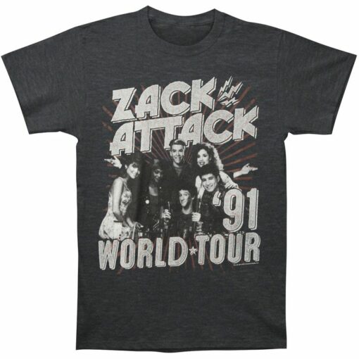 zack attack world tour t shirt