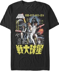 star wars japanese poster t shirt