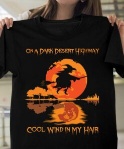 dark desert highway witch t shirt