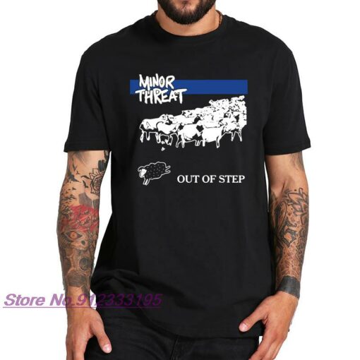 minor threat t shirt out of step