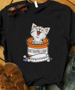 antidepressant cat shirt