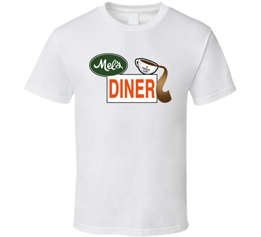 mel's diner t shirt