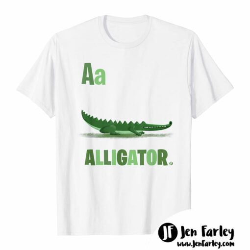 alligator tshirt