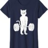weightlifting cat shirt