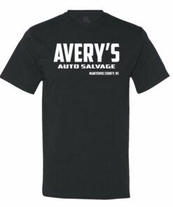 avery's auto salvage t shirt