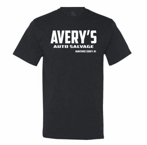 avery's auto salvage t shirt