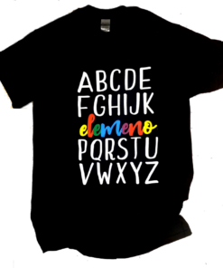 alphabet shirt