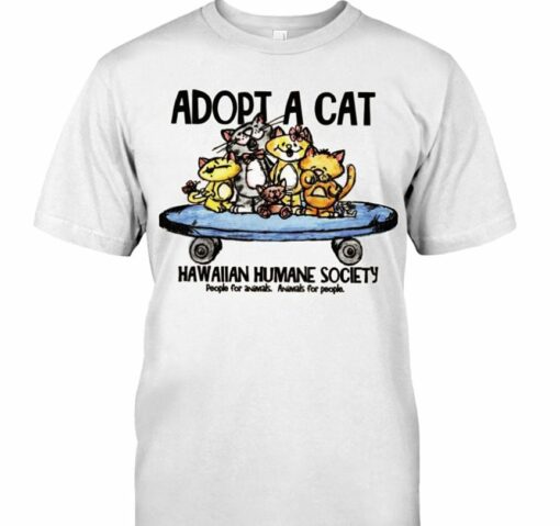 adopt a cat t shirt