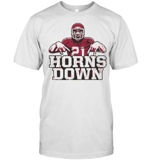 horns down tshirt