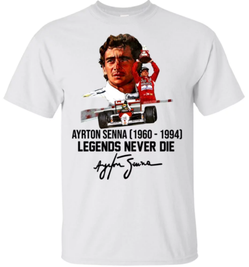 ayrton senna tshirt