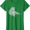 green cat shirt