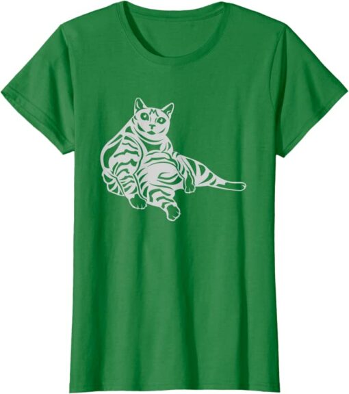 green cat shirt