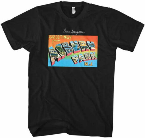 bruce springsteen greetings from asbury park t shirt