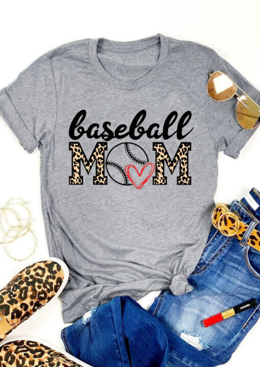 baseball mom tshirt