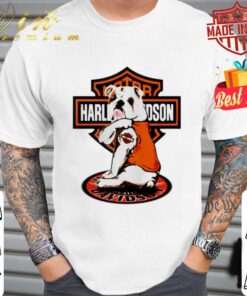 bulldog harley davidson t shirt