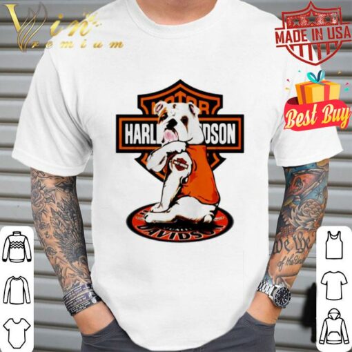 bulldog harley davidson t shirt