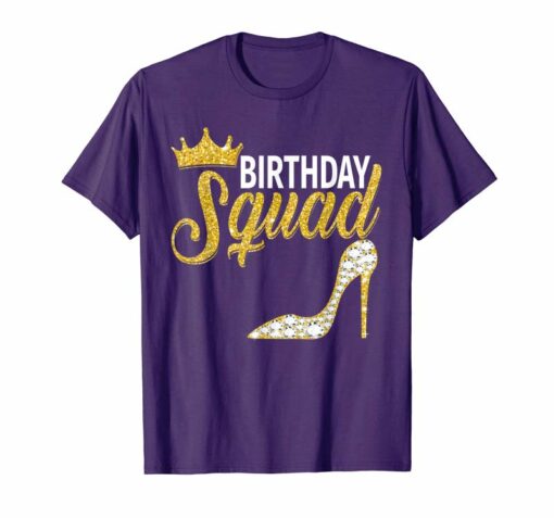 birthday squad tshirt