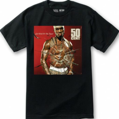 50 cent get rich or die tryin t shirt