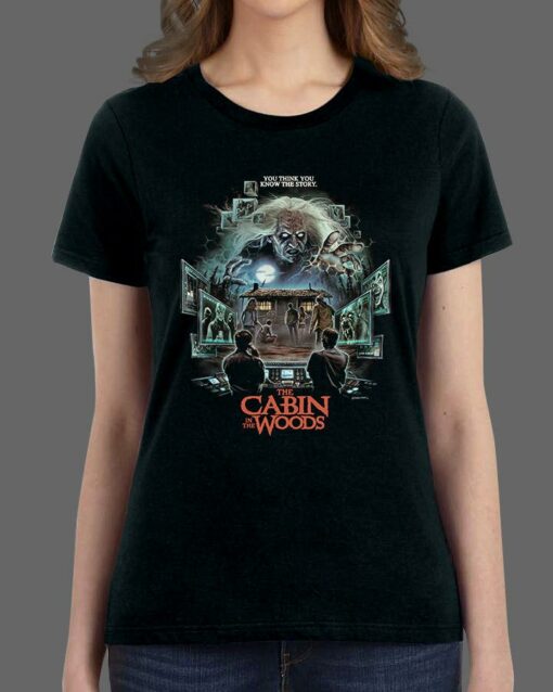 cabin in the woods t shirt