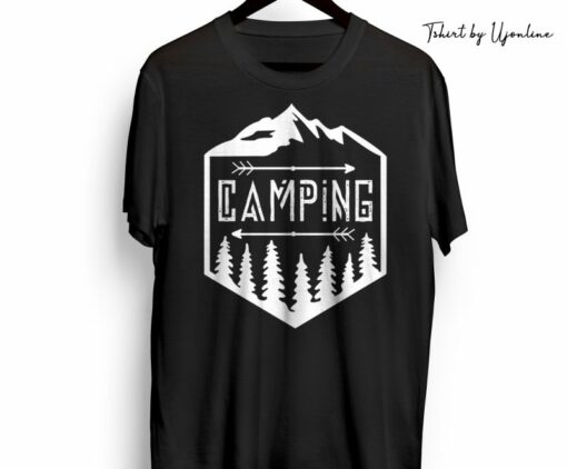 camping t shirt designs