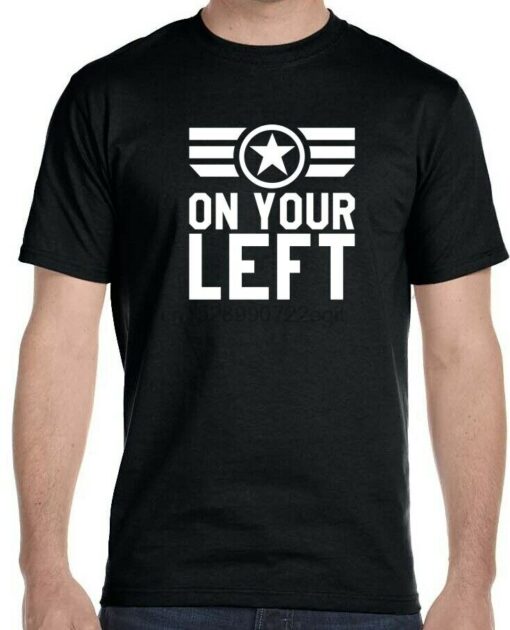 captain america on your left shirt