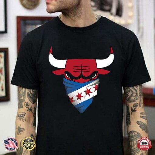 bull logo t shirt