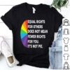 equal rights pie t shirt