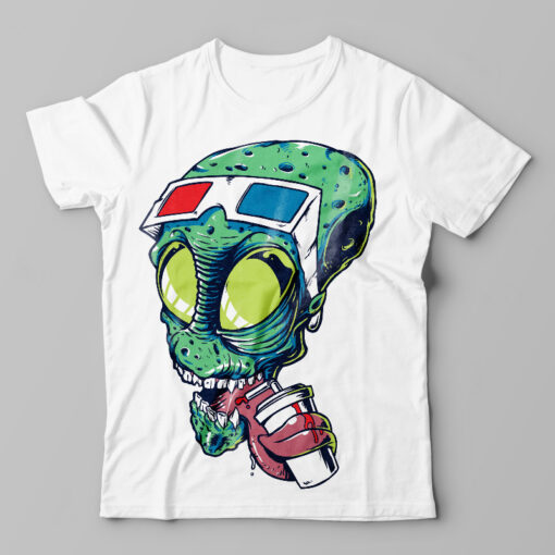 alien t shirt design