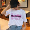 blackpink logo t shirt