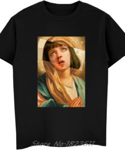 t shirt with virgin mary