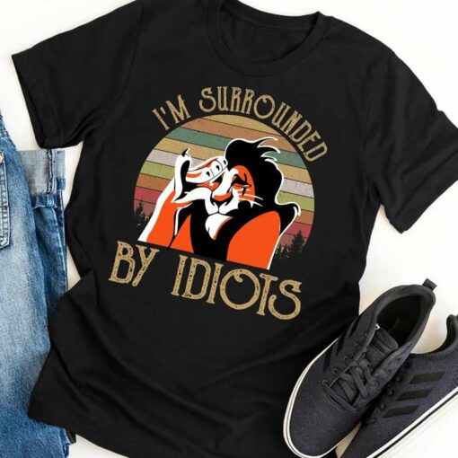 surrounded by idiots t shirt