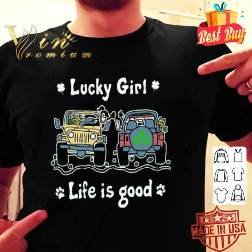 life is good jeep t shirt