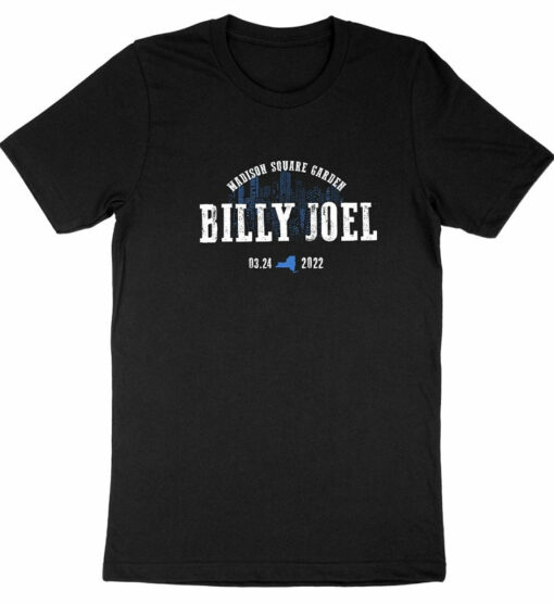 billy joel madison square garden t shirt