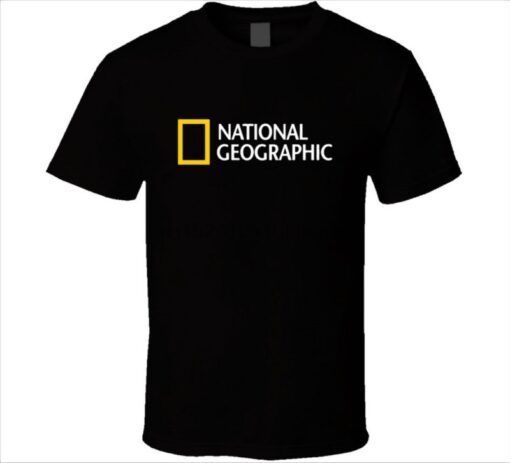 national geographic logo t shirt