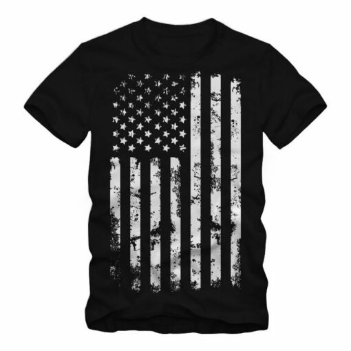 t shirt with american flag