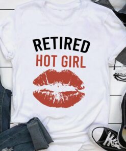 retired hot girl t shirt