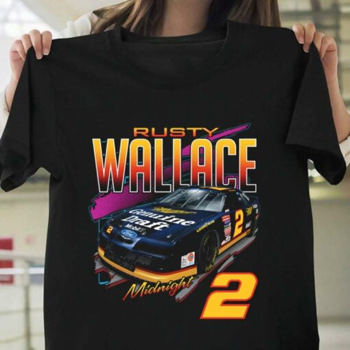 rusty wallace t shirt vintage