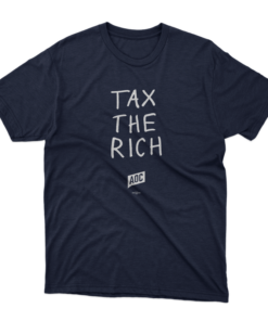 aoc tax the rich t shirt