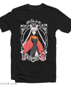 black sailor moon t shirt