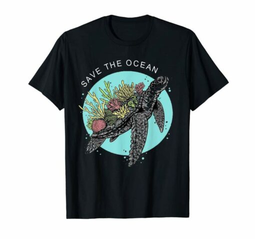 save the ocean t shirt