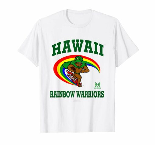hawaii rainbow warriors t shirt
