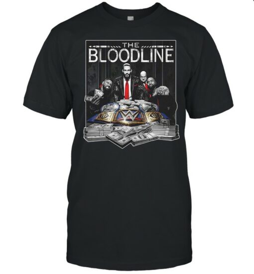 wwe the bloodline t shirt