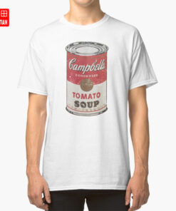 andy warhol campbell soup t shirt