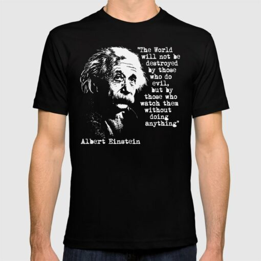 albert einstein t shirt