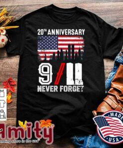 9/11 20th anniversary t shirt