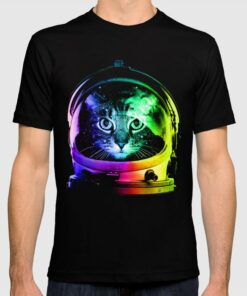 cat astronaut shirt