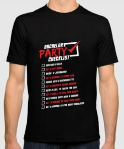 bachelor checklist shirt